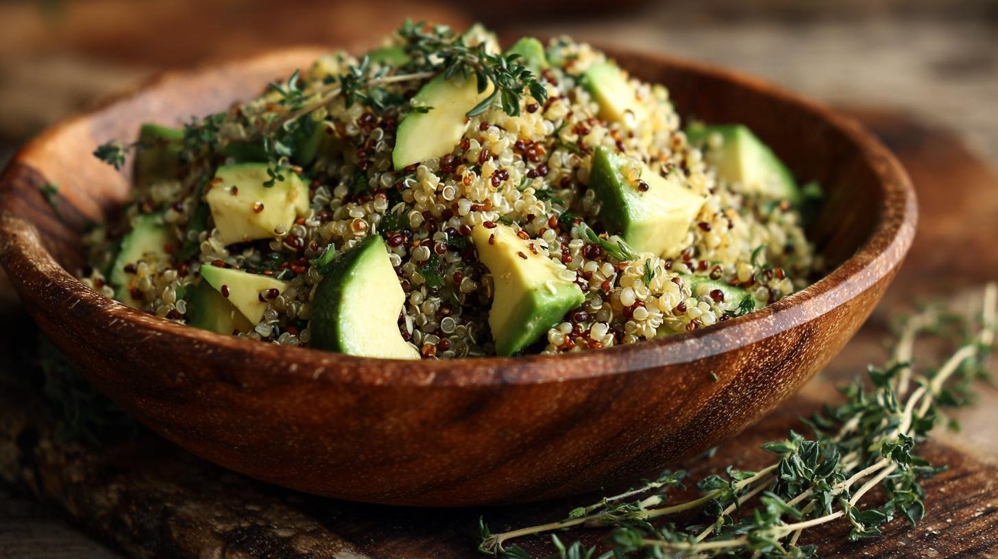 Salát s quinoou a avokádem – energie na každý den