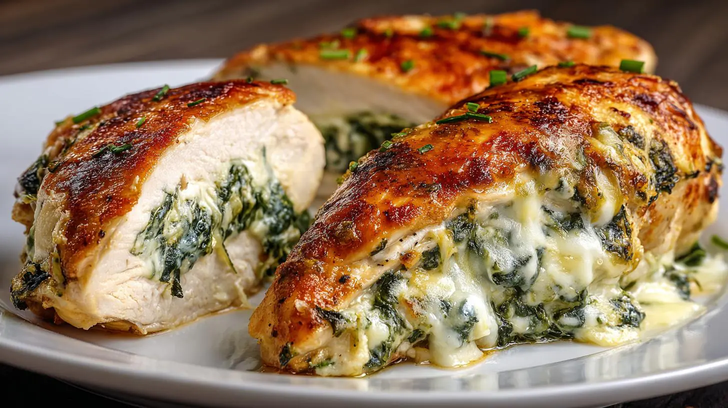 Kuřecí prsa plněná špenátem a sýrem – rychlá večeře. Profesionální tipy, které jinde nenajdete