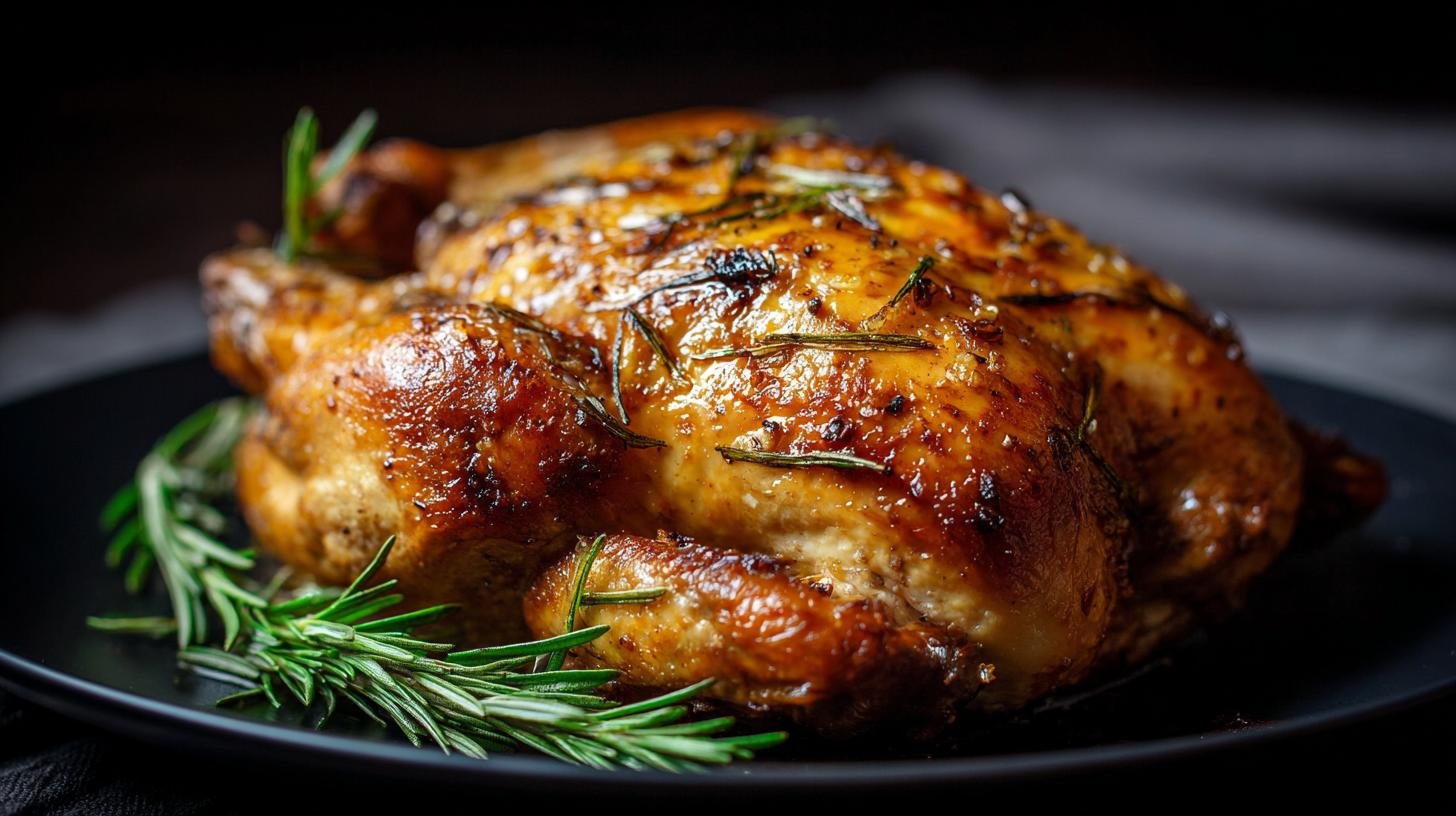 Pečené kuře s medem a česnekem: jednoduchý trik pro šťavnaté maso