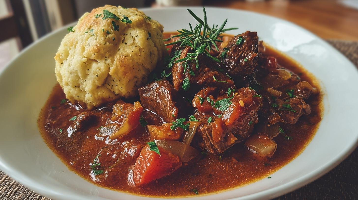 Tradiční hovězí guláš s houskovým knedlíkem a cibulovým základem – krok za krokem