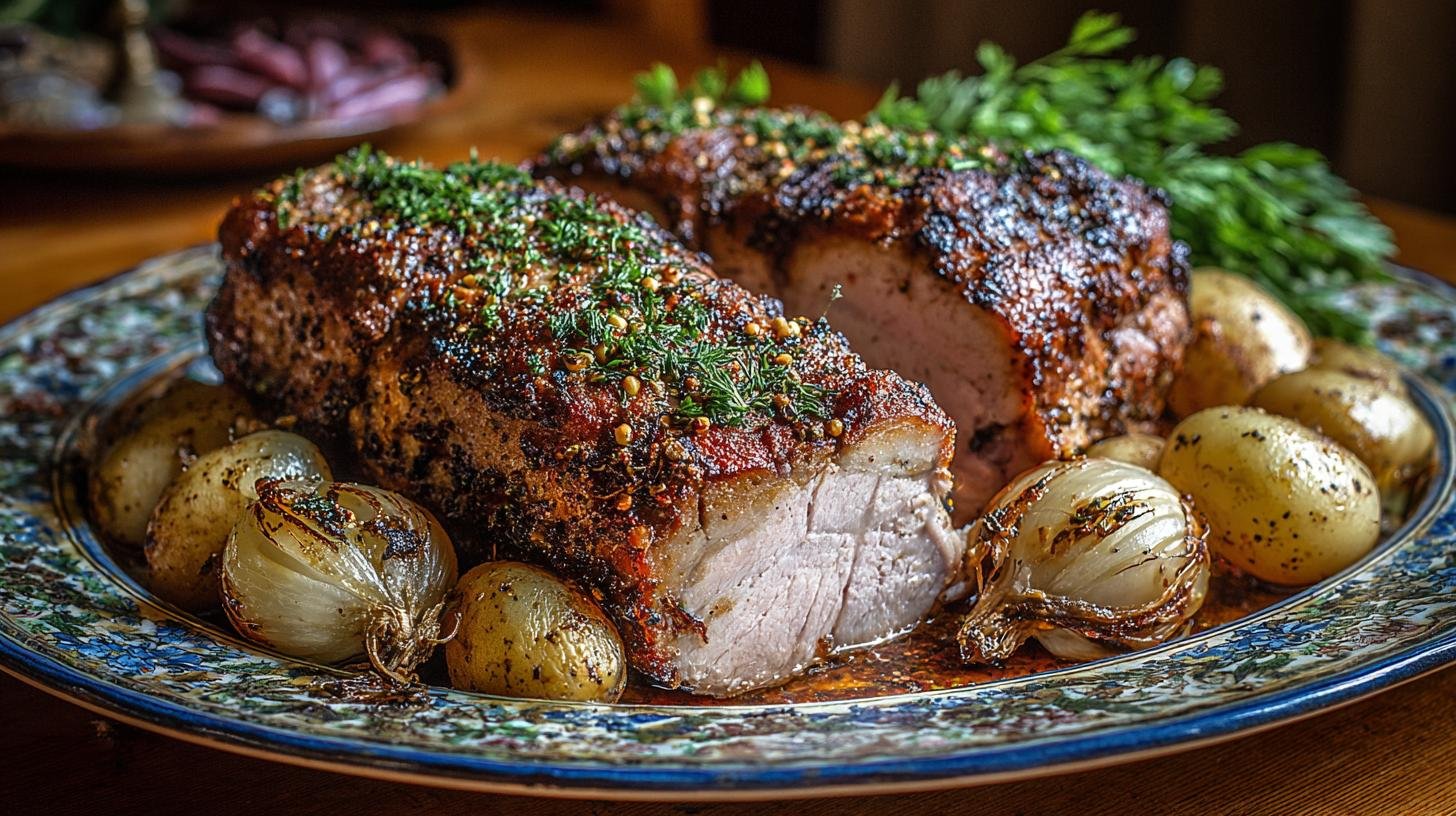 Pečené vepřové s kmínem a cibulí – návrat ke kořenům české kuchyně. Chuť, vůně a tajemství dokonalého kmínu