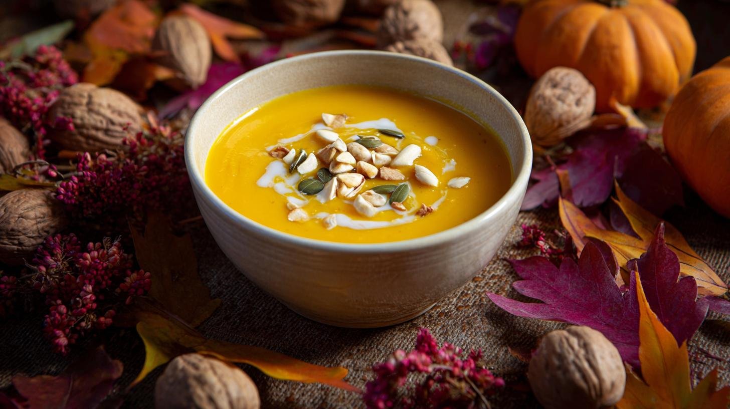 Krémová polévka z dýně a zázvoru – zdraví v jednom talíři