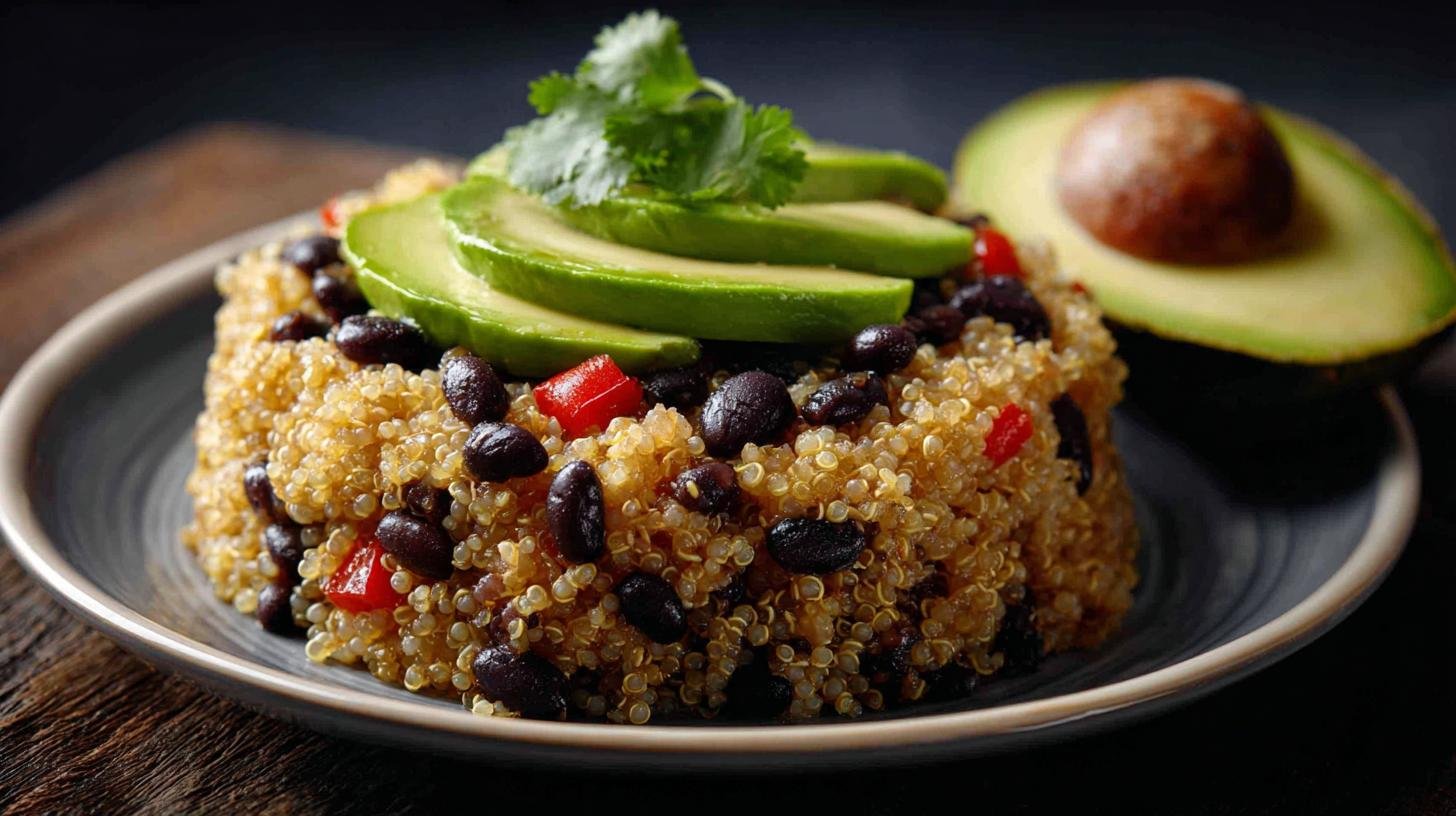 Quinoa s avokádem a černými fazolemi – plný talíř energie. Proč tahle kombinace funguje