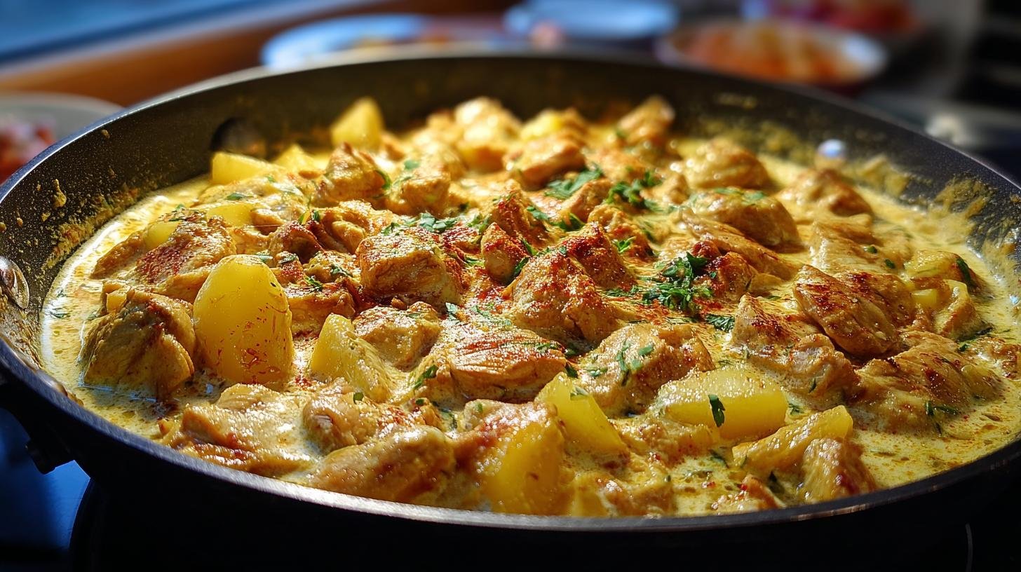 Rychlé jídlo z pánve: kuře, kokosové mléko a kari pro každý den. Proč tahle kombinace funguje