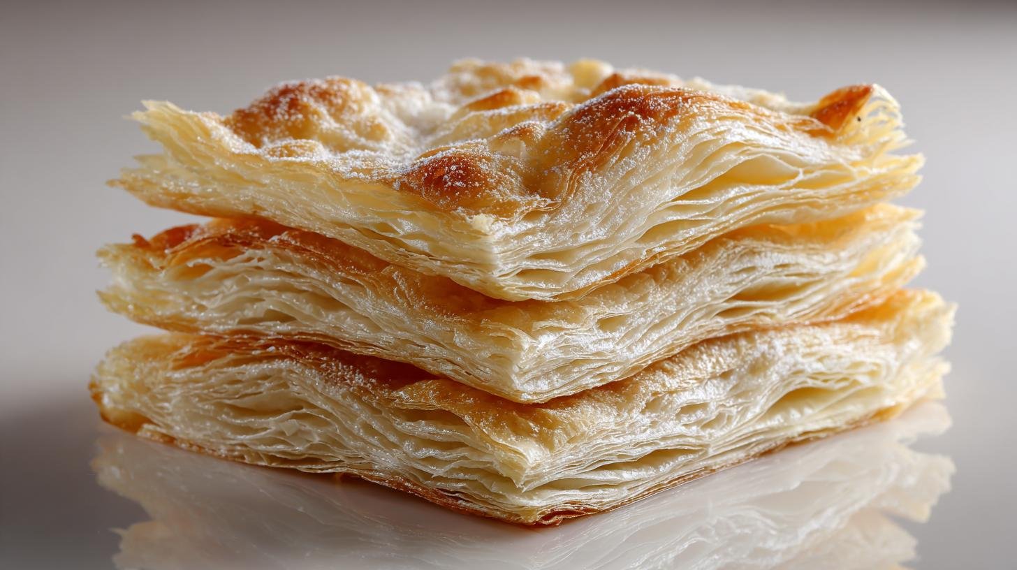 Křehké listové těsto z másla a mouky – tajemství pekařů