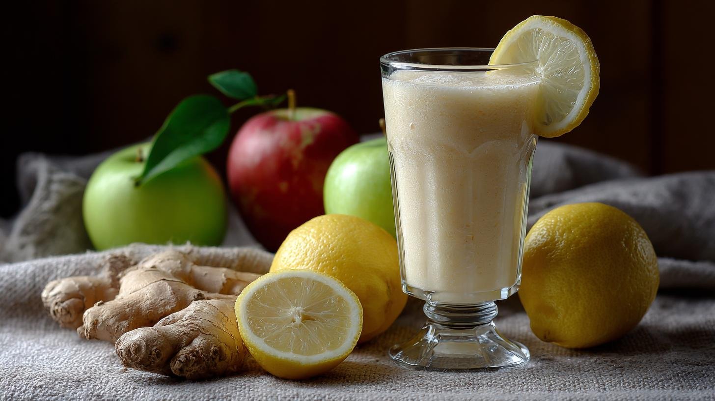 Detox těla po víkendu: smoothie s jablkem, zázvorem a citronem. Recept a jednoduchý postup