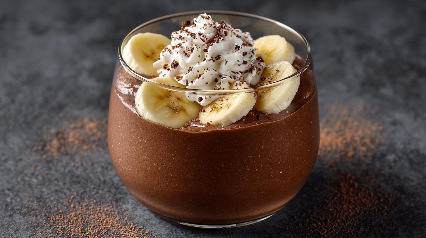 Čokoládový mousse s banánem a smetanou – nečekaně lehké pokušení. Proč vás osloví