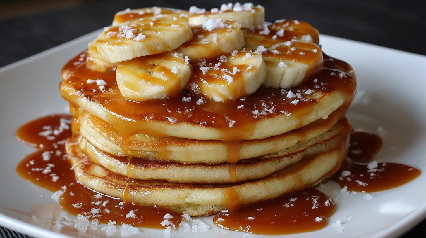 Lívance s karamelem, banány a špetkou mořské soli – levné a chutné řešení pro večer. Proč tato kombinace funguje