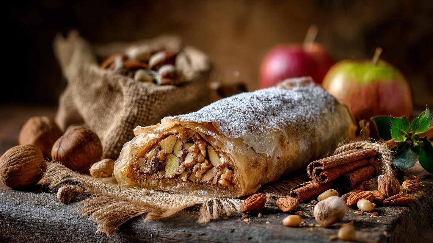 Jablečný závin s ořechy a skořicí – jednoduchá radost bez chyby. Co budete potřebovat