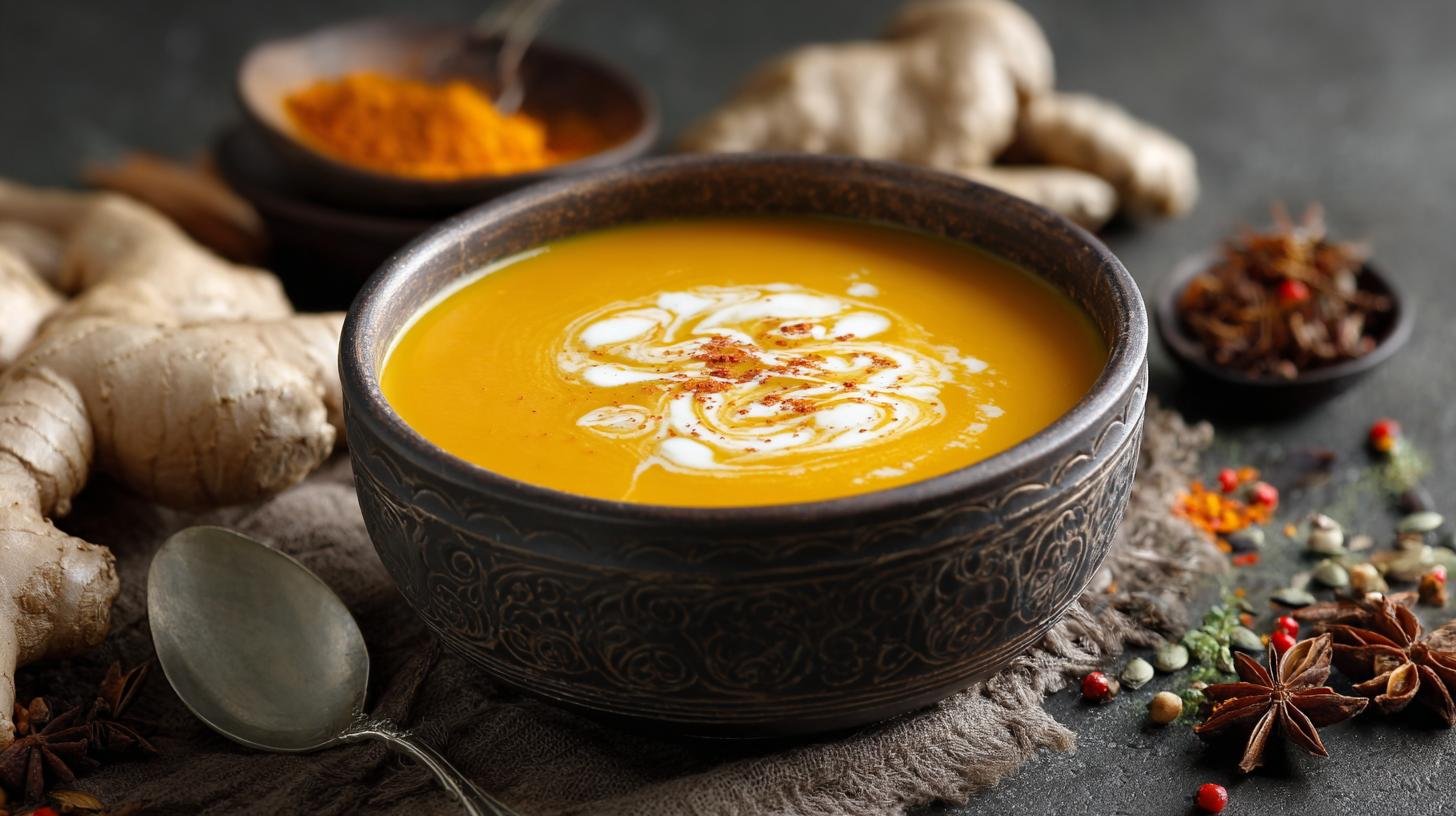 Dýňová polévka s kokosovým mlékem a zázvorem – teplo v misce. Rychlý recept a chytré tipy