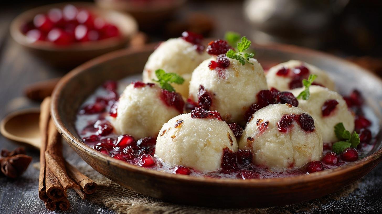 Tajemství dokonalých ovocných knedlíků s tvarohem a máslem. Proč jsou tvaroh a máslo klíčové