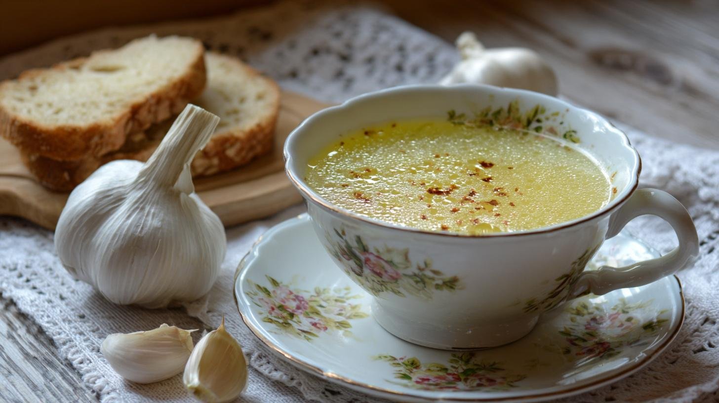 Tradiční česnečka – lék na nachlazení a únavu