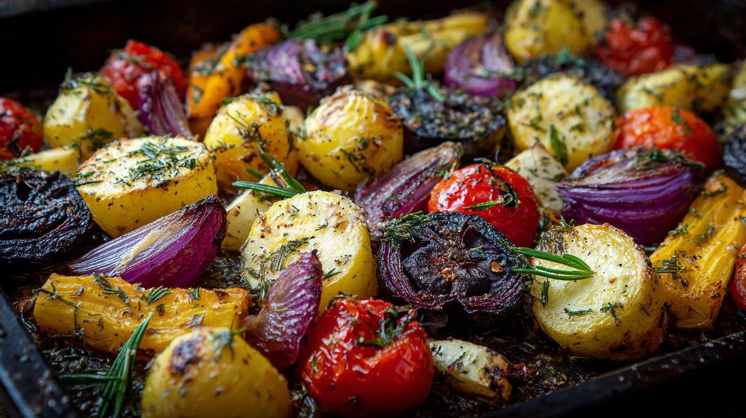 Pečená zelenina s olivovým olejem a bylinkami – snadno a chutně. Proč to funguje