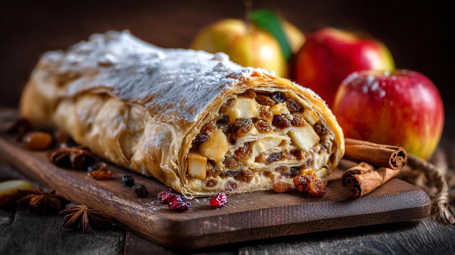 Jablečný štrúdl s skořicí a rozinkami – nejlepší podzimní dezert. Proč ho dělat právě teď