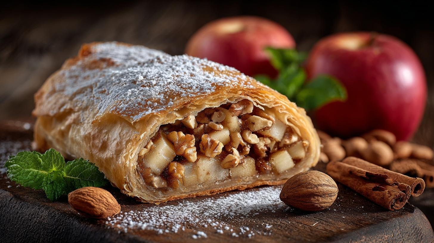 Jablečný závin s ořechy a skořicí – jednoduchá radost bez chyby. Jednoduchý postup krok za krokem