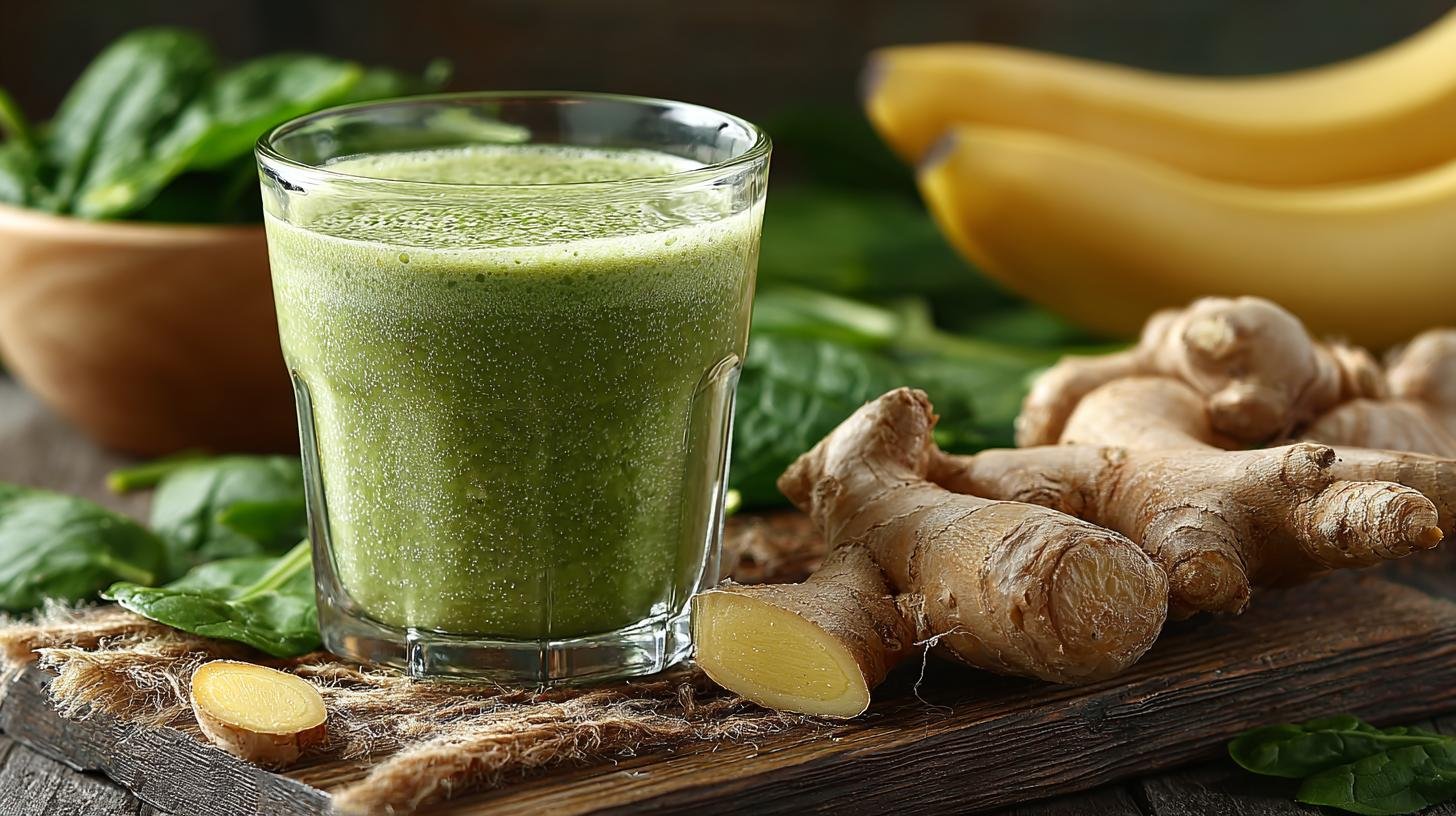 Smoothie s banánem, špenátem a zázvorem – přírodní energie v poháru. Rychlý recept a tipy pro maximální účinek