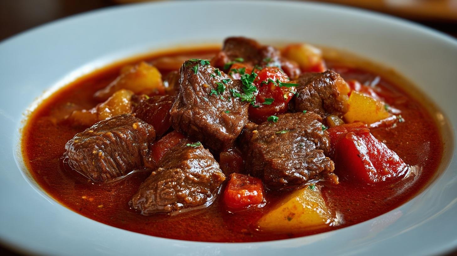 Guláš jako od babičky: tajemství dokonalé chuťi a barvy. Barva: jak dosáhnout té správné rudé