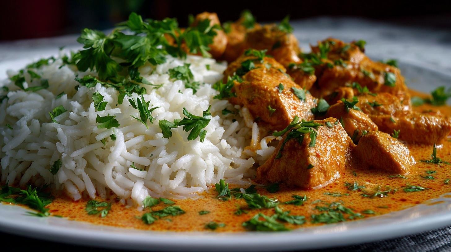 Kuře na paprice s rýží – jemné a krémové jídlo pro každý den