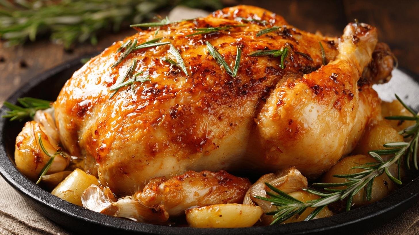 Pečené kuře s medem a česnekem: jednoduchý trik pro šťavnaté maso. Co je ten trik a proč funguje