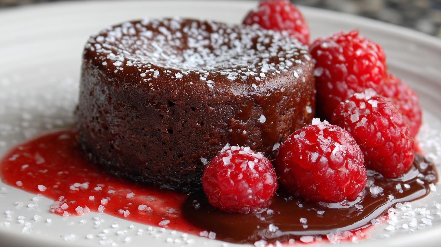 Čokoládový fondant s malinami a špetkou mořské soli – sladké tajemství dokonalosti. Servírování, triky chuti a špetka tajemství