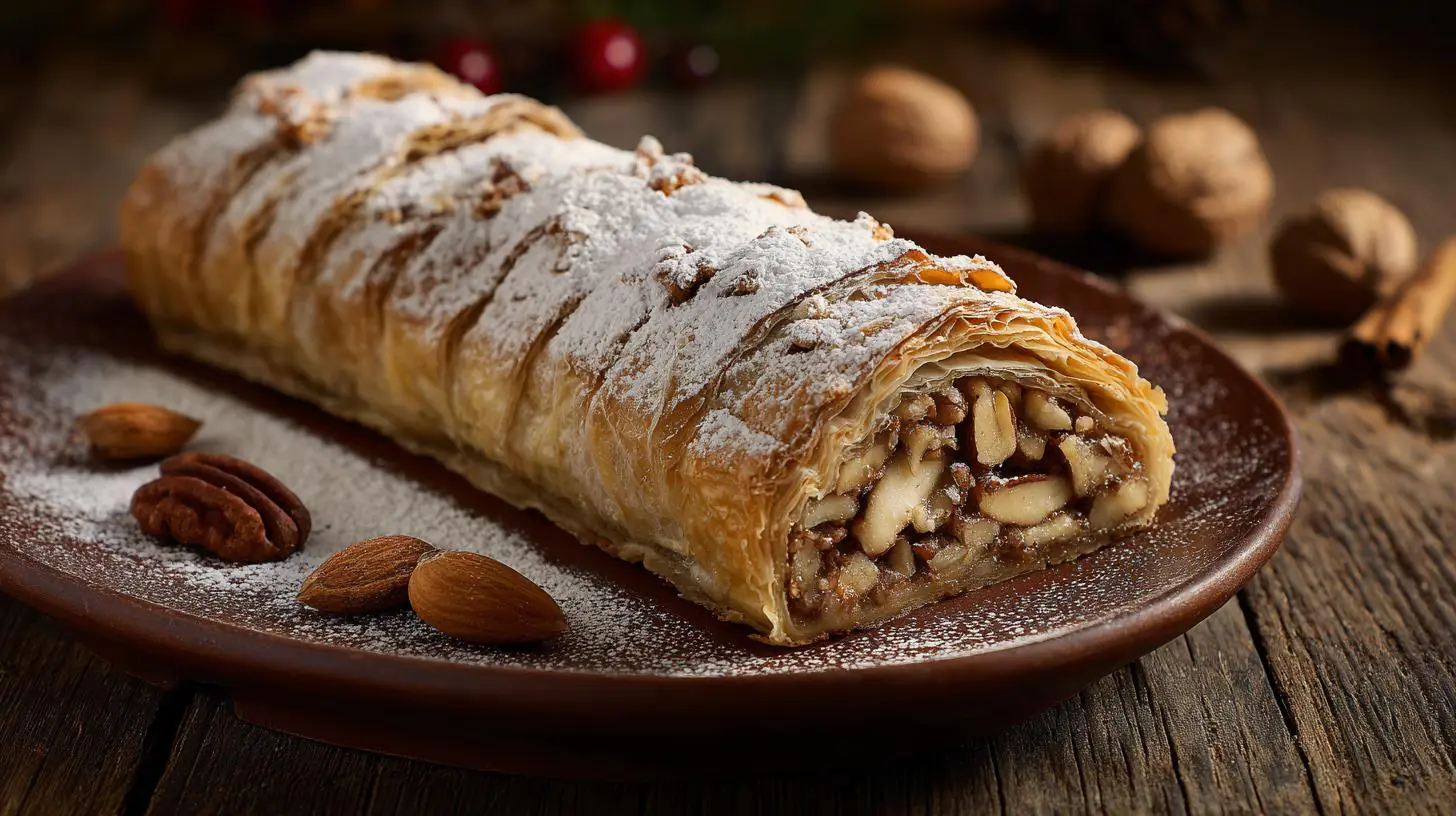 Jablečný závin s ořechy a skořicí – jednoduchá radost bez chyby