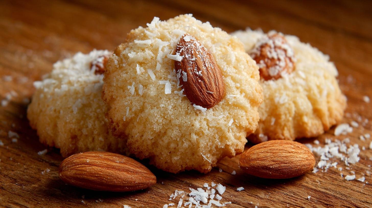 Cukroví bez cukru – mandlové sušenky s kokosem. Proč zkusit bezcukrovou variantu Cukroví bez cukru – mandlové sušenky s kokosem. Proč zkusit bezcukrovou variantu