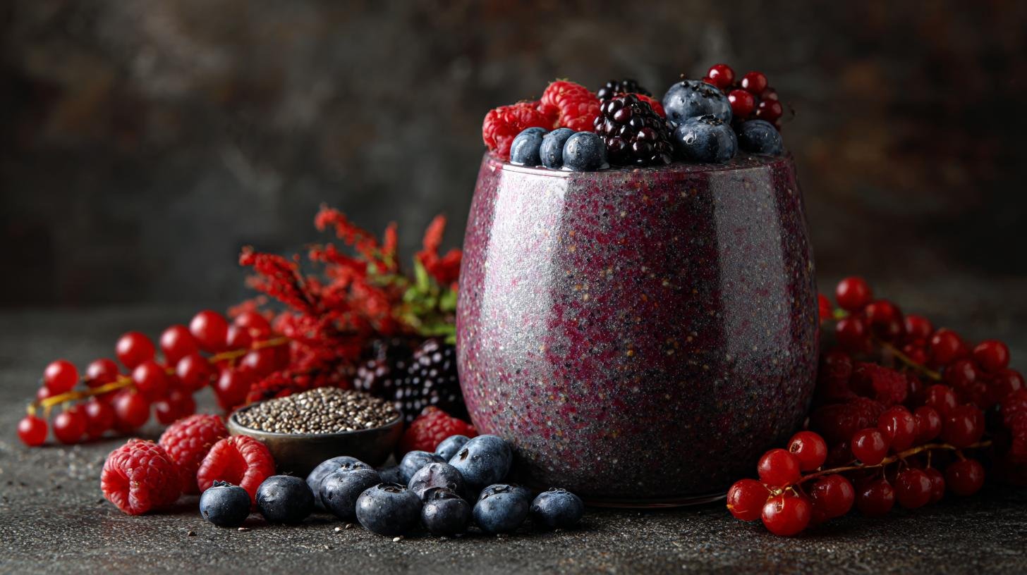 Smoothie z lesního ovoce a chia semínek pro imunitu. Tajemství, které zlepší chuť i účinek