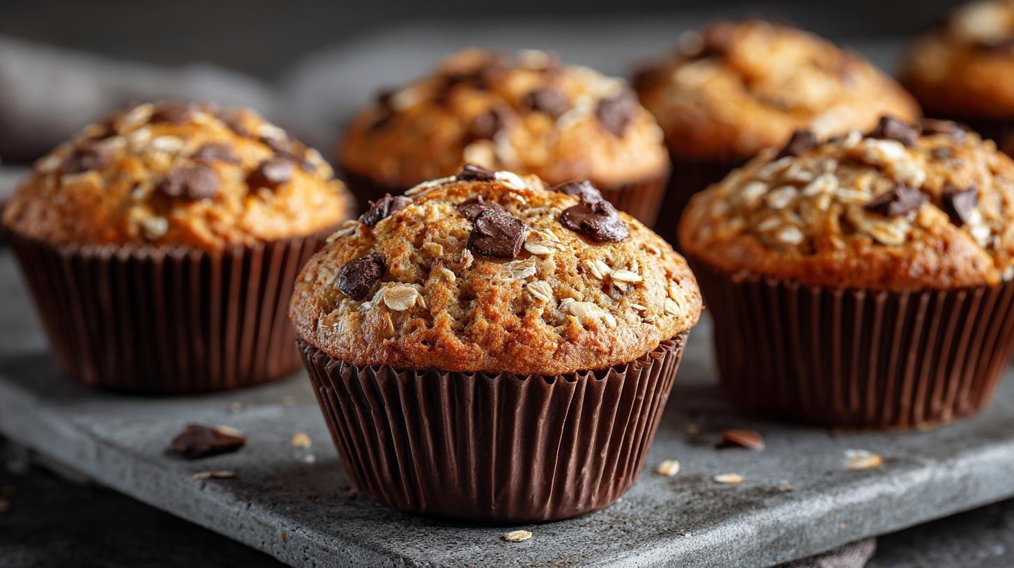 Muffiny s banánem, ovesnými vločkami a čokoládou – rychlý pečený snack pro rodinu. Proč je to ideální rodinný snack