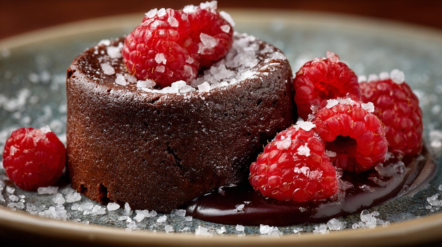 Čokoládový fondant s malinami a špetkou mořské soli – sladké tajemství dokonalosti. Proč je tenhle fondant výjimečný
