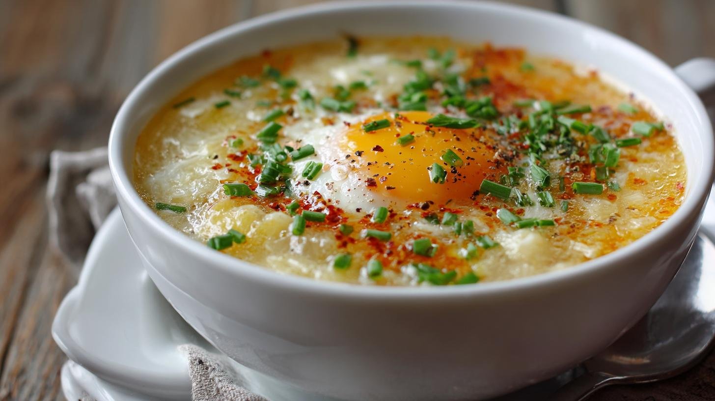 Česnečka s vejcem a bramborem – starý lék na chladné dny. Rychlý přehled: čas a úspora