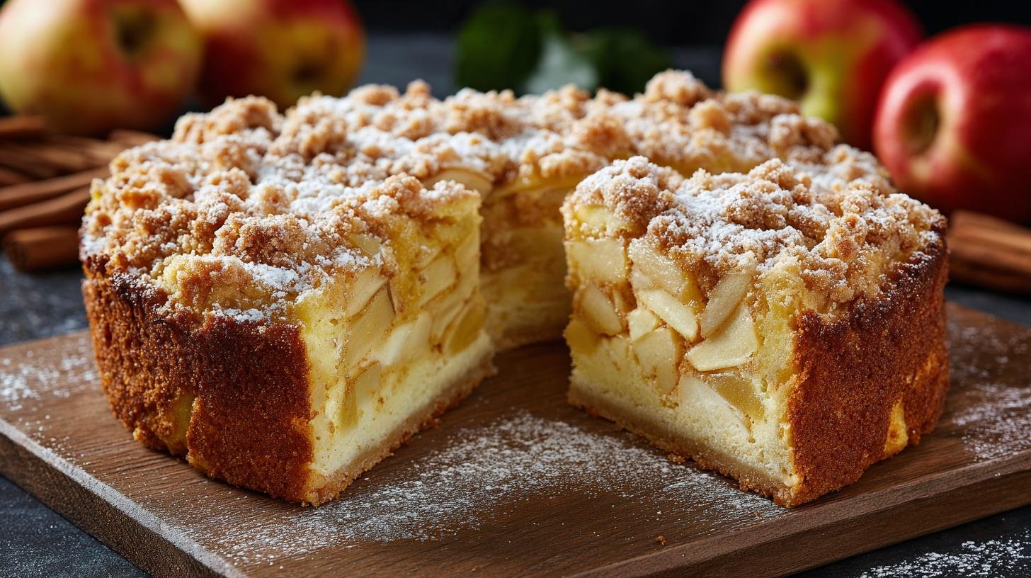 Koláč s jablky, skořicí a drobenkou – tradiční recept, který vždy zabere. Ingredience (na standardní plech)