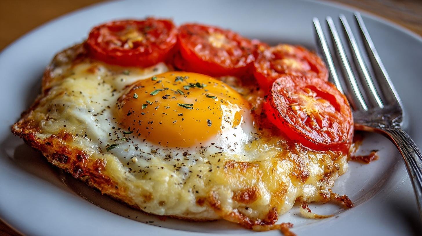 Vejce, rajče a sýr – snídaně, kterou zvládne i největší spěch
