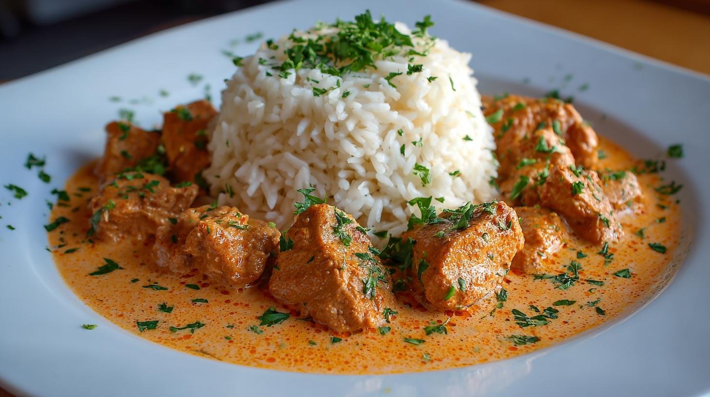 Kuře na paprice s rýží – jemné a krémové jídlo pro každý den. Připraveno na každý den