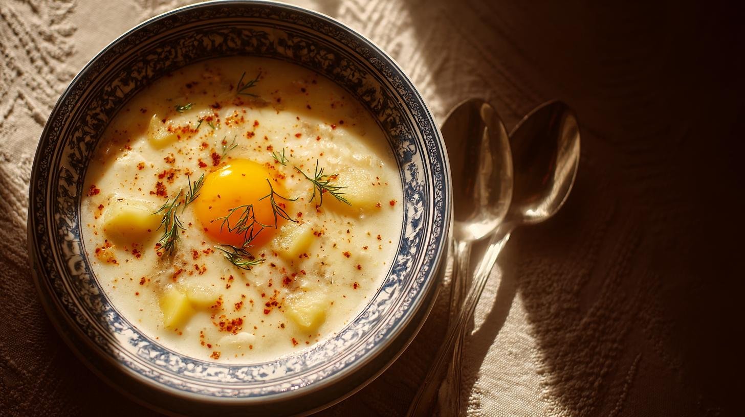 Česnečka s vejcem a bramborem – léčivý elixír pro tělo