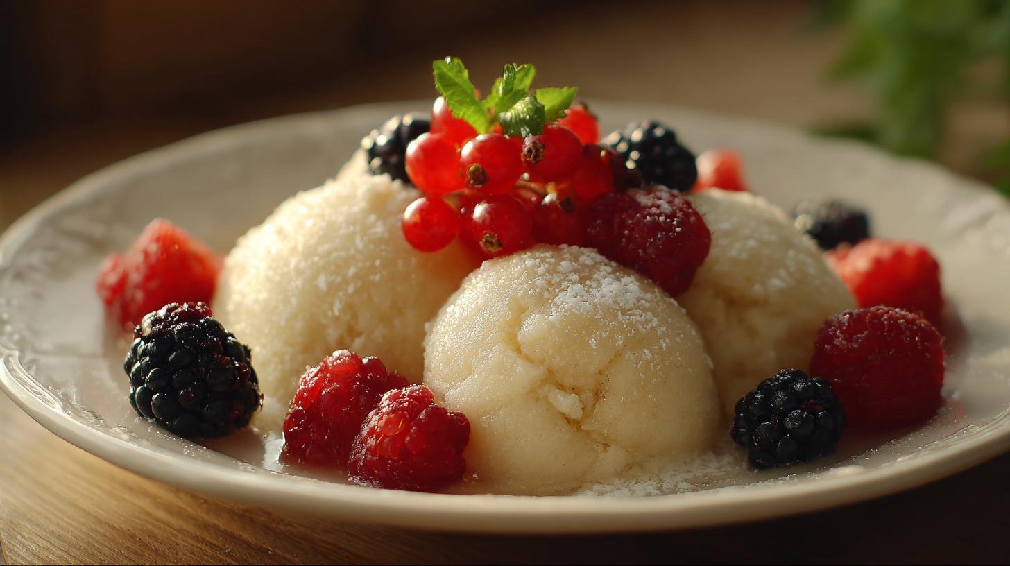 Tajemství dokonalých ovocných knedlíků s tvarohem a máslem