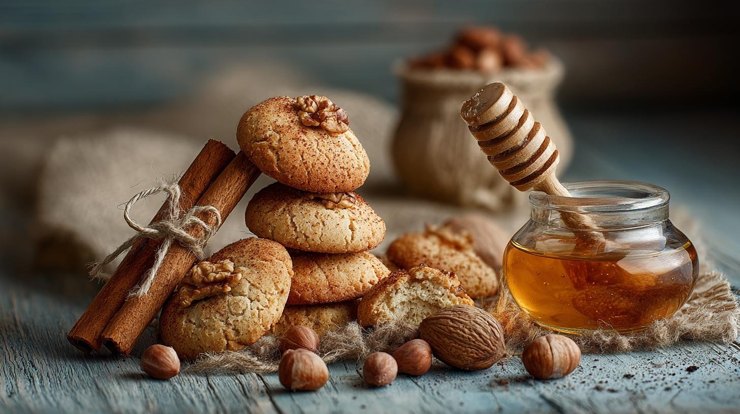 Ořechové sušenky s medem a skořicí. Proč tahle kombinace funguje
