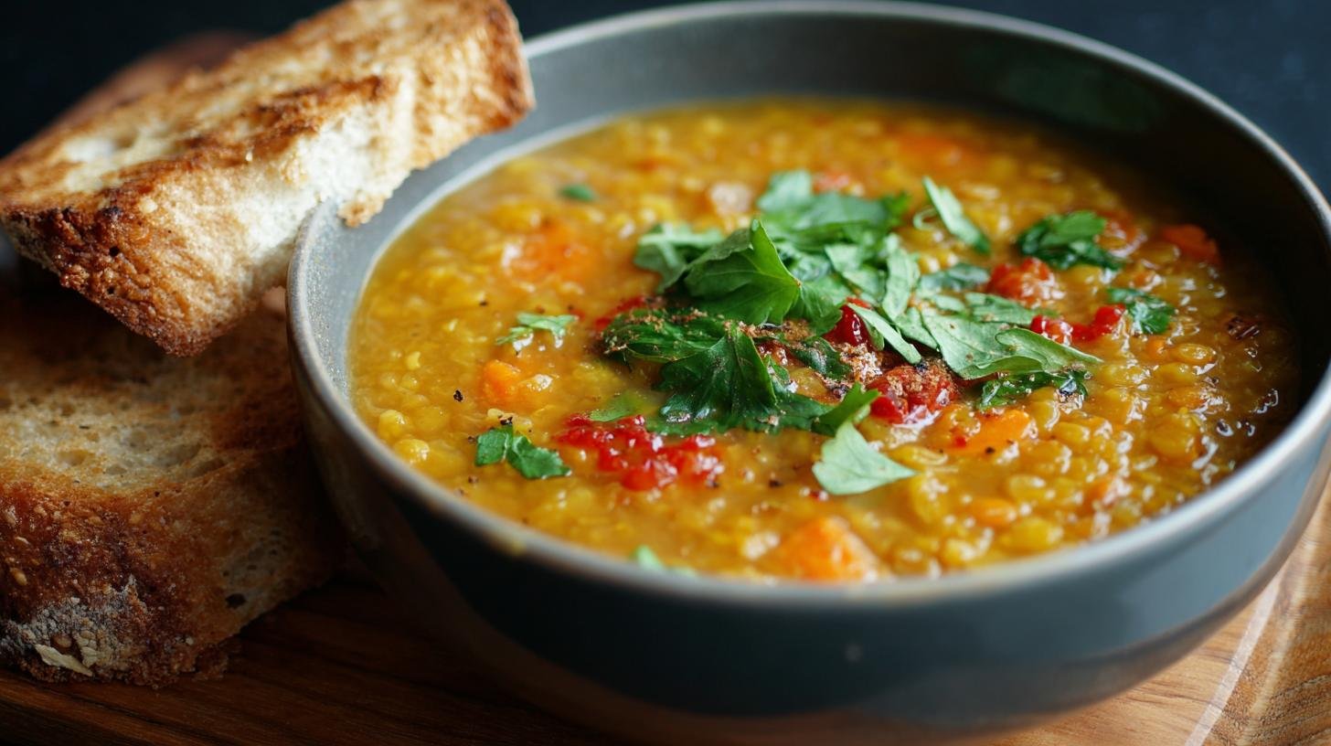 Polévka z červené čočky – rychlá, sytá a plná bílkovin. Proč volit červenou čočku