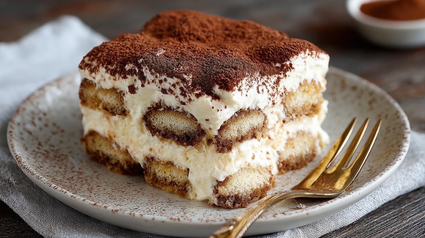 Domácí tiramisu se smetanou a cukrem s jistým výsledkem. Servírování, úspora a malé triky