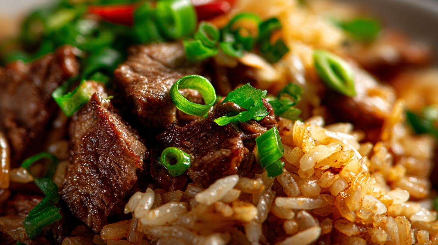 Co dělá směs hovězího masa, rýže a cibule tak šťavnatou 4 Co dělá směs hovězího masa, rýže a cibule tak šťavnatou