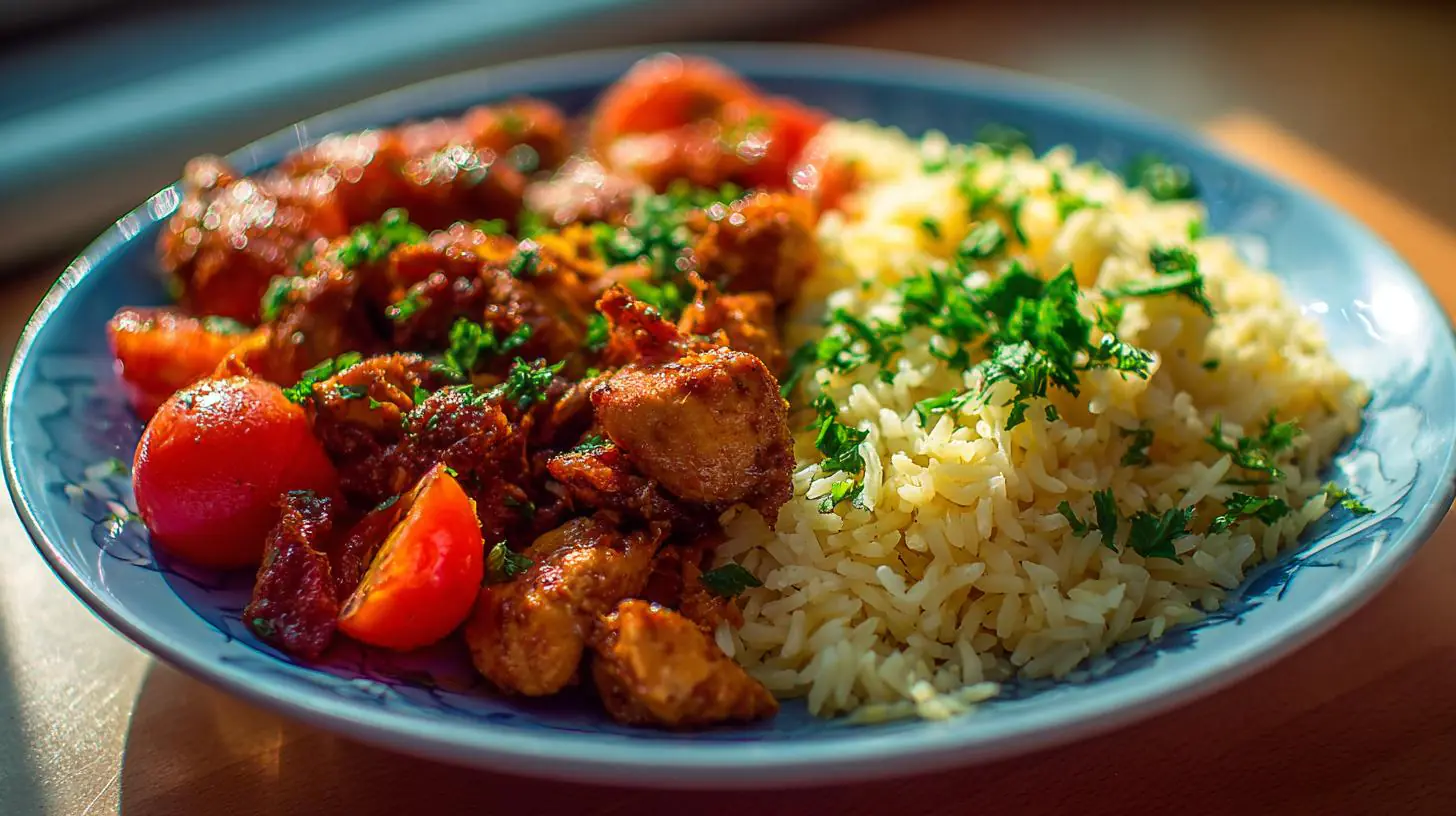 Rychlá večeře: kuřecí prsa, rýže a rajčata za 15 minut