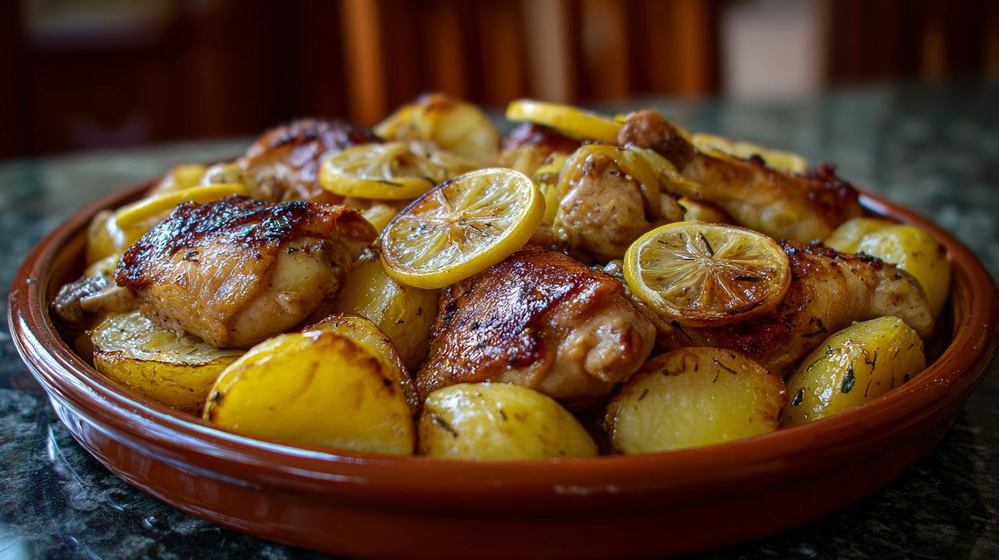 Nejjednodušší kuřecí maso s česnekem, citronem a bramborami pro každého. Proč tahle kombinace funguje