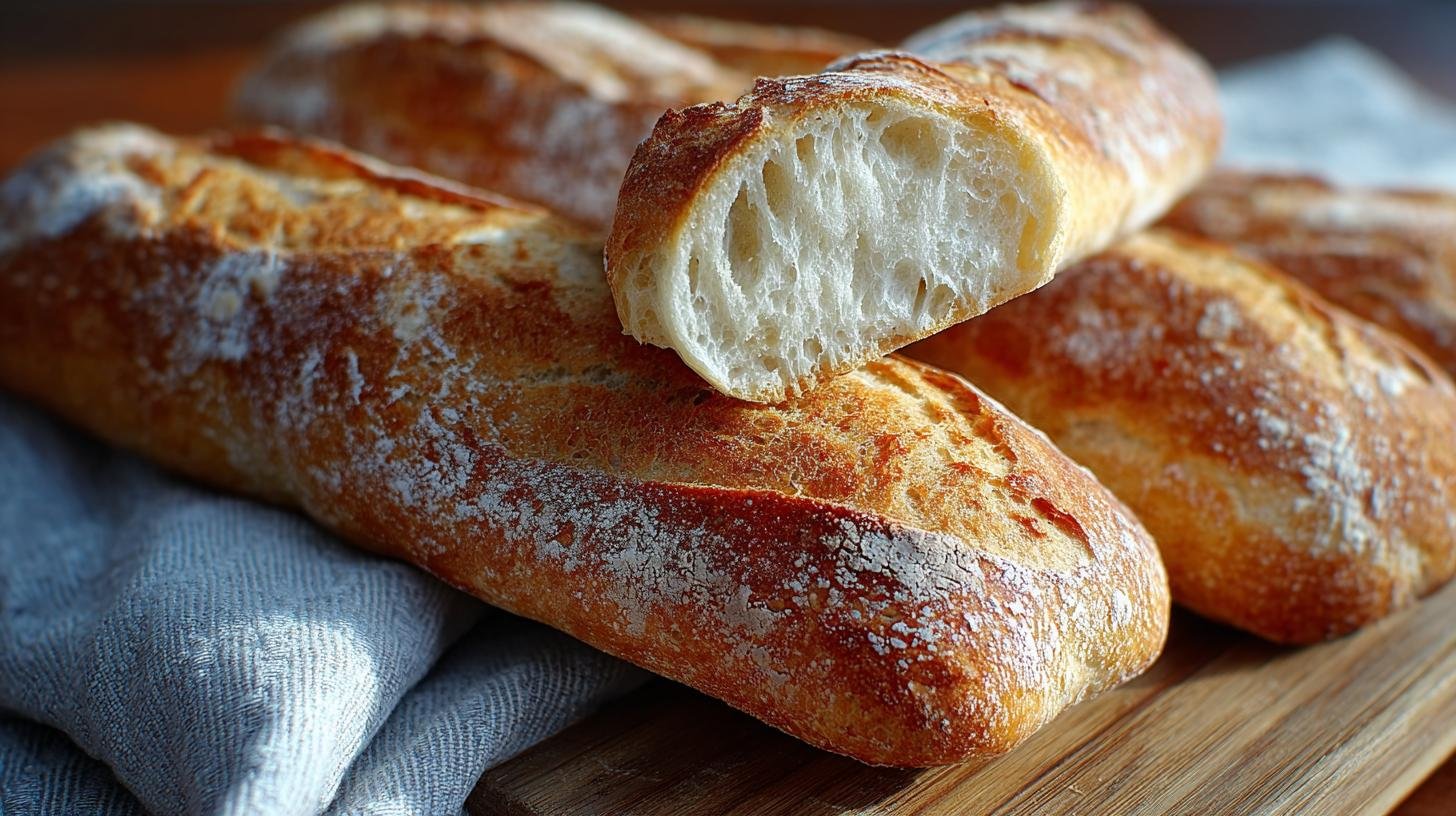 Rychlé bagetky z mouky a olivového oleje s měkkým středem 9 Rychlé bagetky z mouky a olivového oleje s měkkým středem