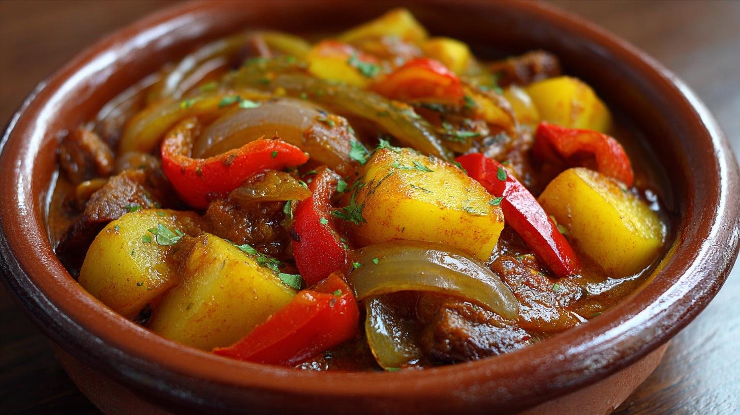 Bramborový guláš s cibulí a paprikou správným domácím způsobem. Proč tahle kombinace funguje