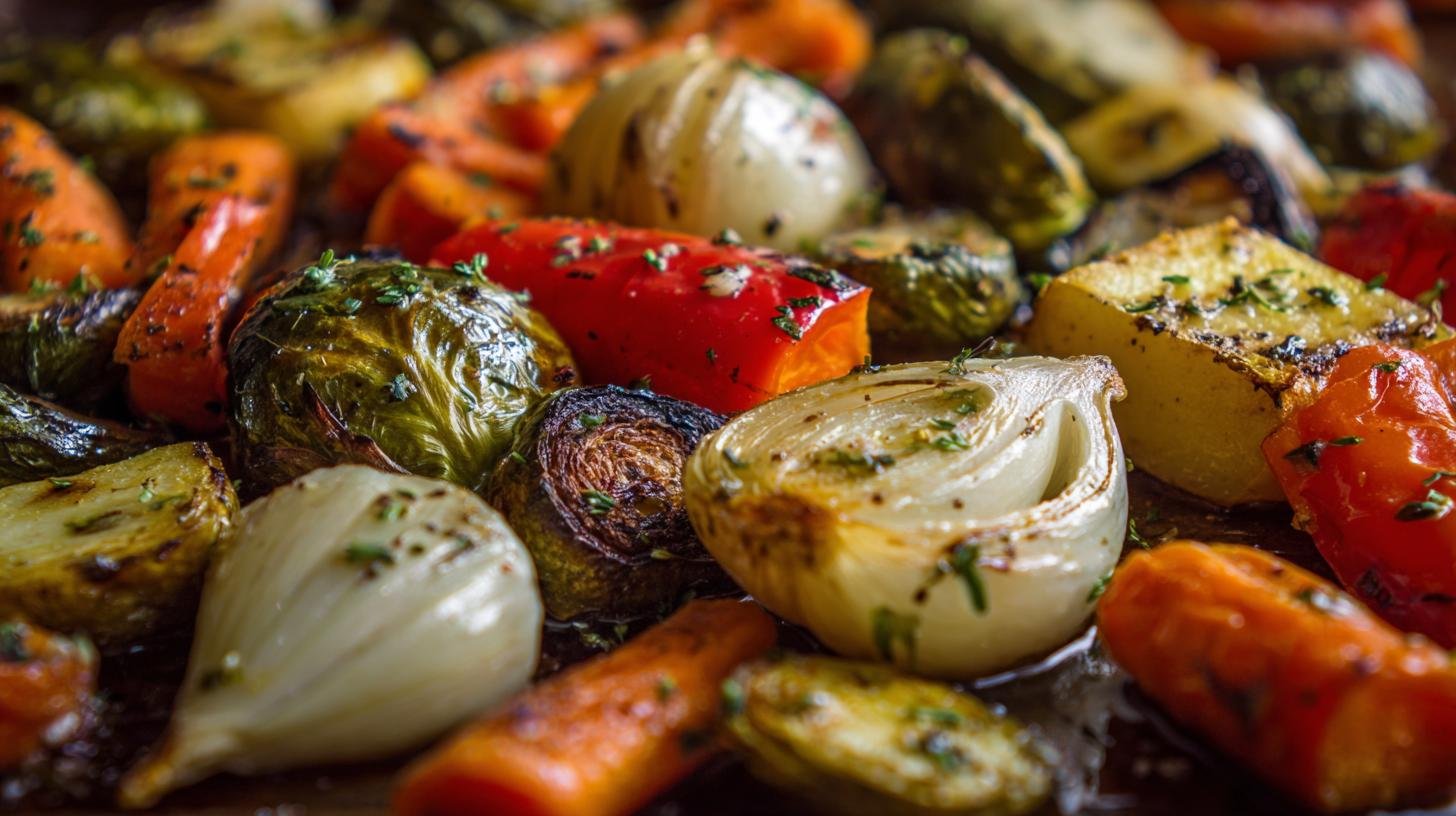 Pečená zelenina s olivovým olejem a česnekem – síla jednoduchosti