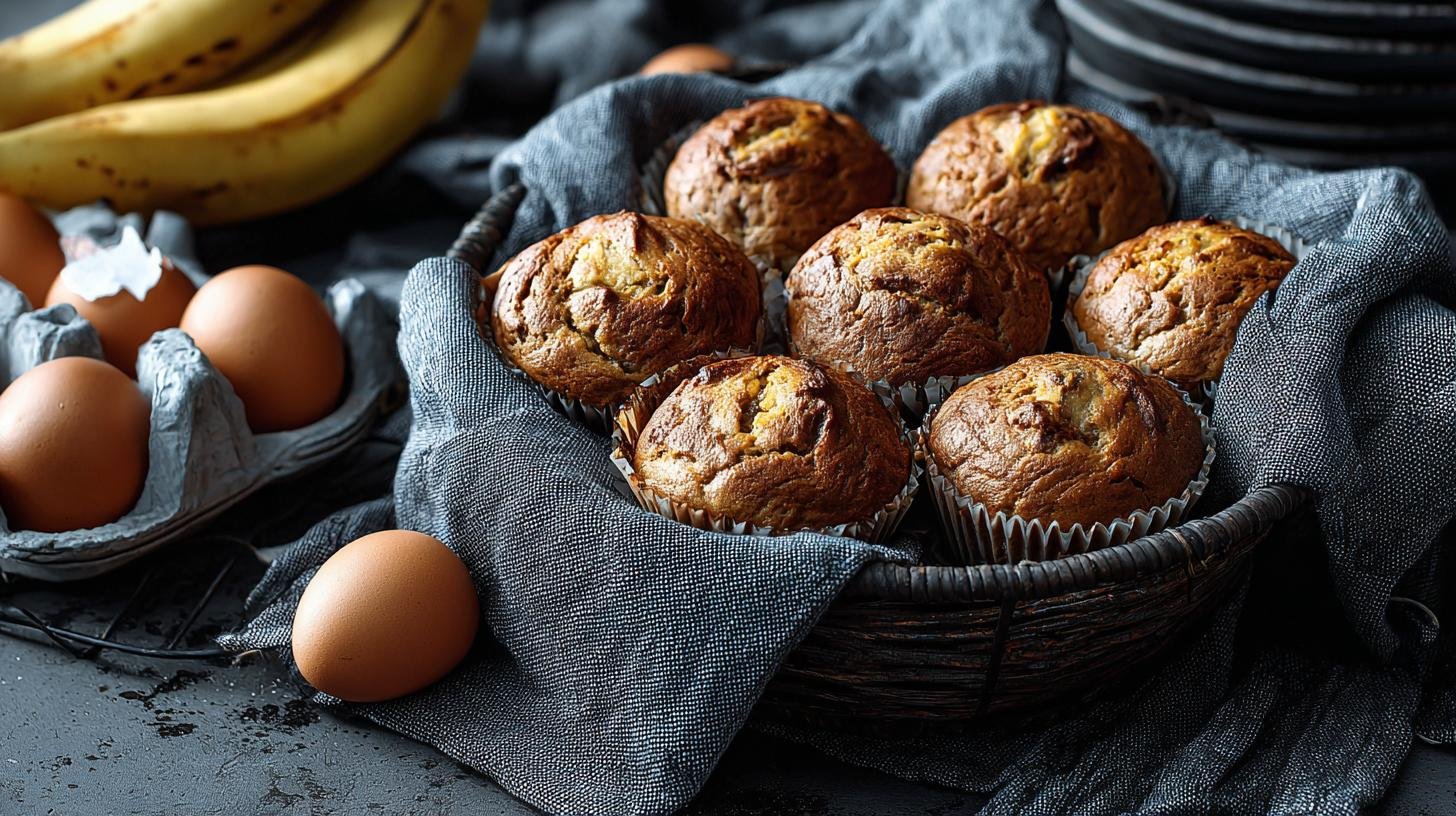 Muffiny za 10 minut — mouka, banán a vejce bez špinavého mixéru