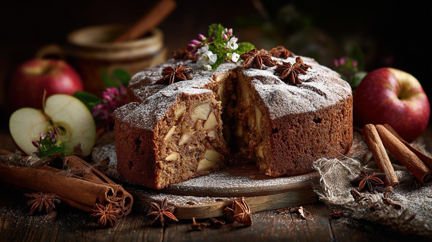 Perníkový dort s jablky a skořicí překvapivě vláčný 3 Perníkový dort s jablky a skořicí překvapivě vláčný