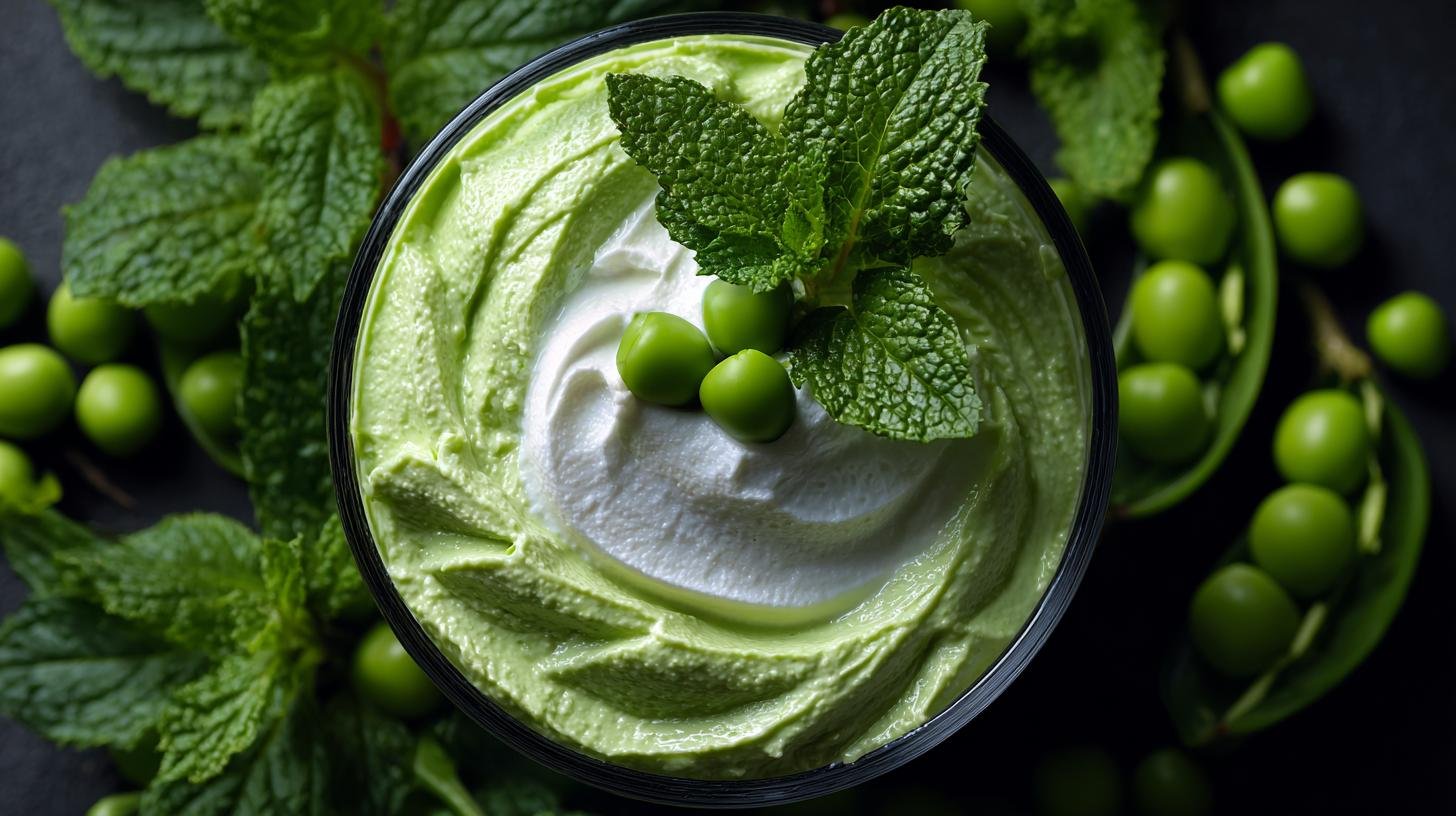 Hráškový krém s mátou – svěžest, kterou nečekáte