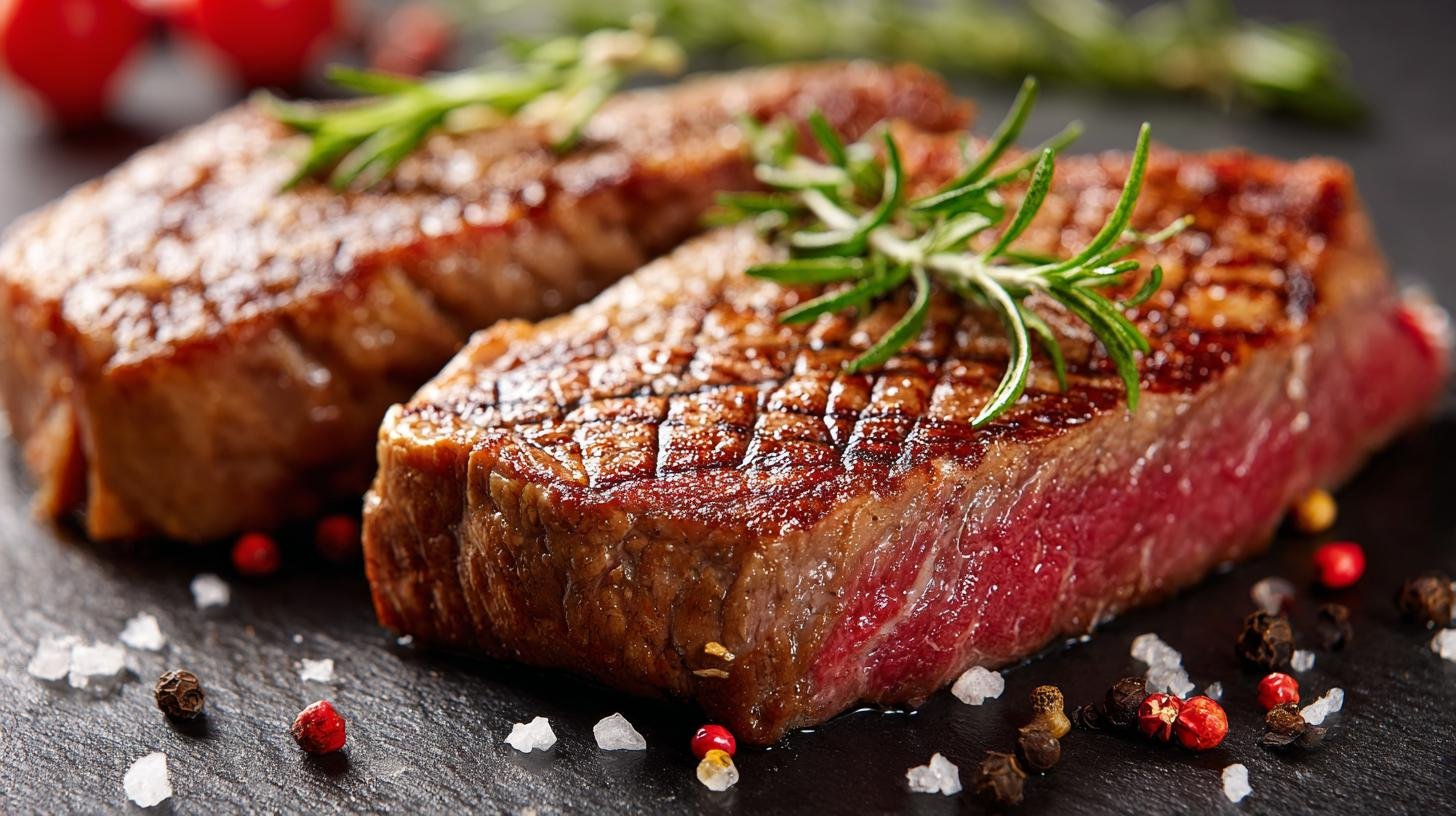 Hovězí steak na grilu: steak, sůl, pepř pro šťavnatost. Výběr masa a příprava