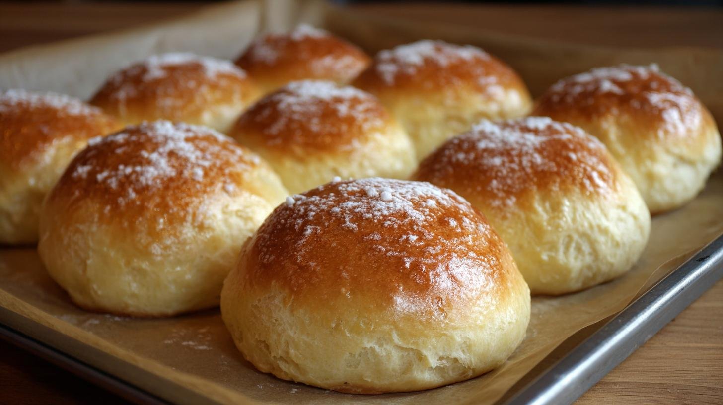 Praktické housky z mouky, kefíru a másla pro celý týden