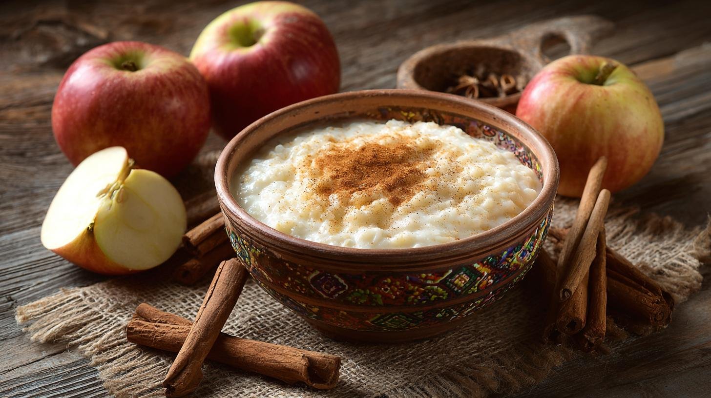 Rýžová kaše se skořicí a jablky hotová dřív než svaříte vodu 7 Rýžová kaše se skořicí a jablky hotová dřív než svaříte vodu